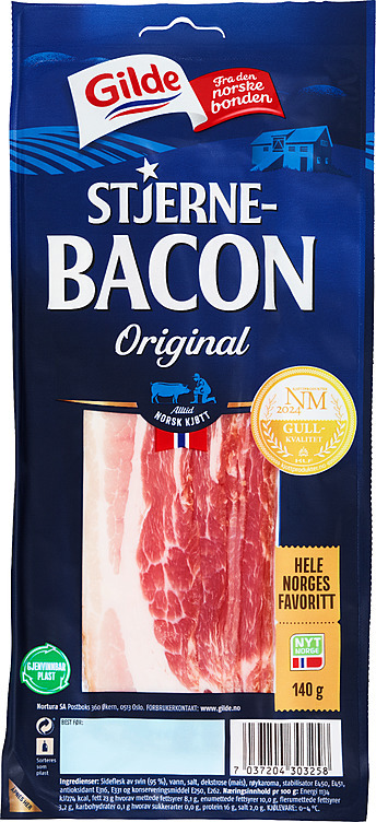Stjernebacon skivet  140g