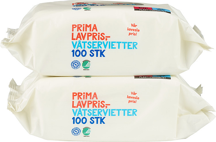 Våtservietter  baby   200stk