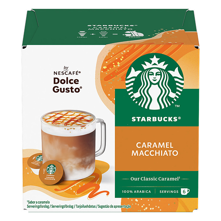 Starbucks caramel macchiato x12 127.8g