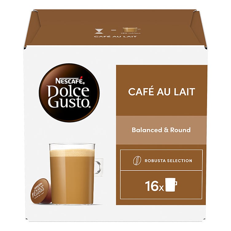 Dolce gusto nescafe cafe au lait 3x160g