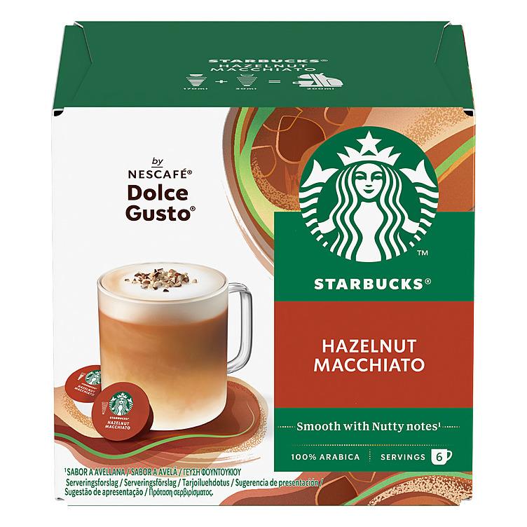 Starbucks hazelnut latte  123g
