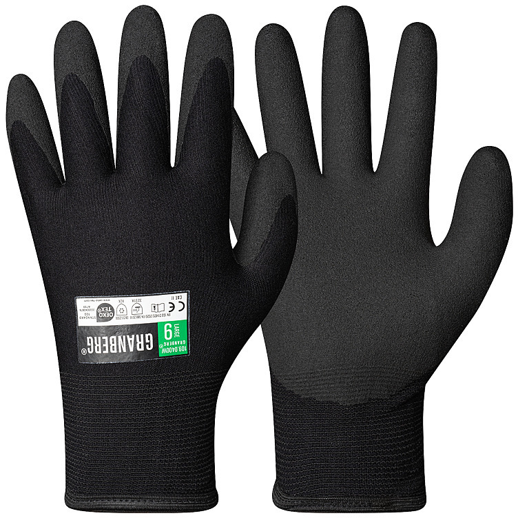 Monteringshanske vinter pvc skumbelegg  str 8  par
