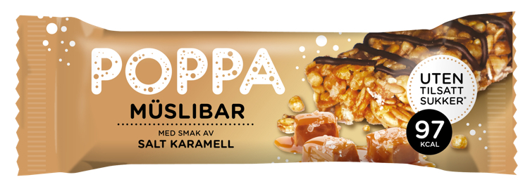Poppa muslibar uts salt karamell  25g