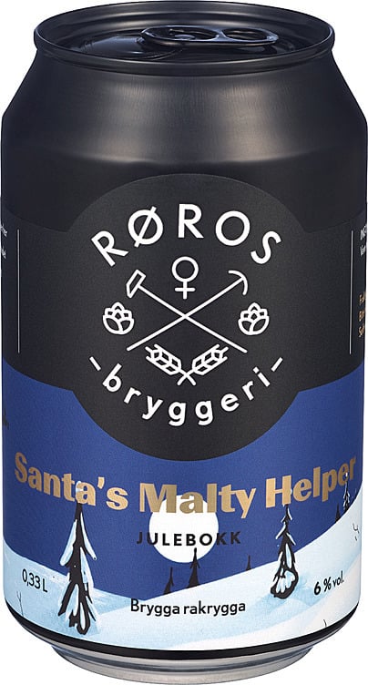 Røros bryggeri santa's malty helper   6%   24x33cl