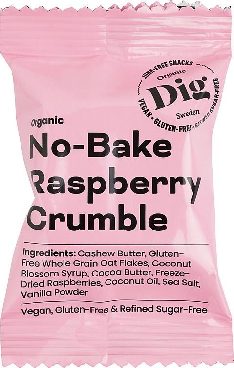 Dig raspberry crumble  35g