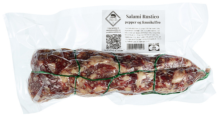 Salami rustico m/fennikel  kg