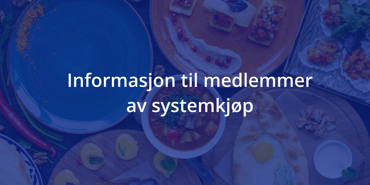 Informasjon fra Systemkjøp