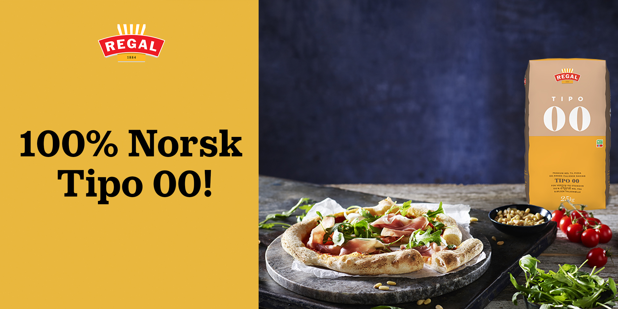 100% norsk Tipo 00 fra Regal