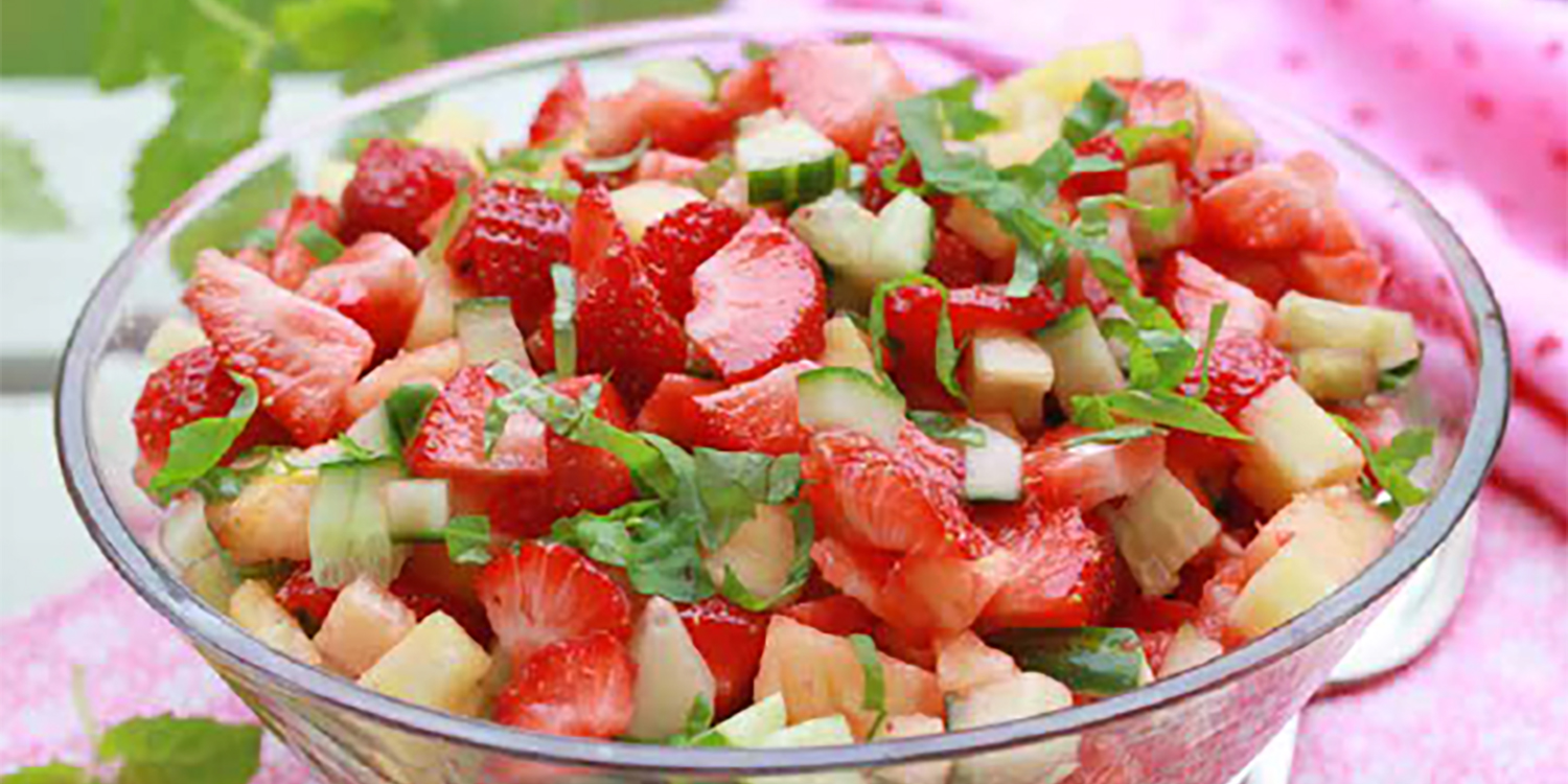 OPPSKRIFT - Jordbærsalsa med ananas og chili