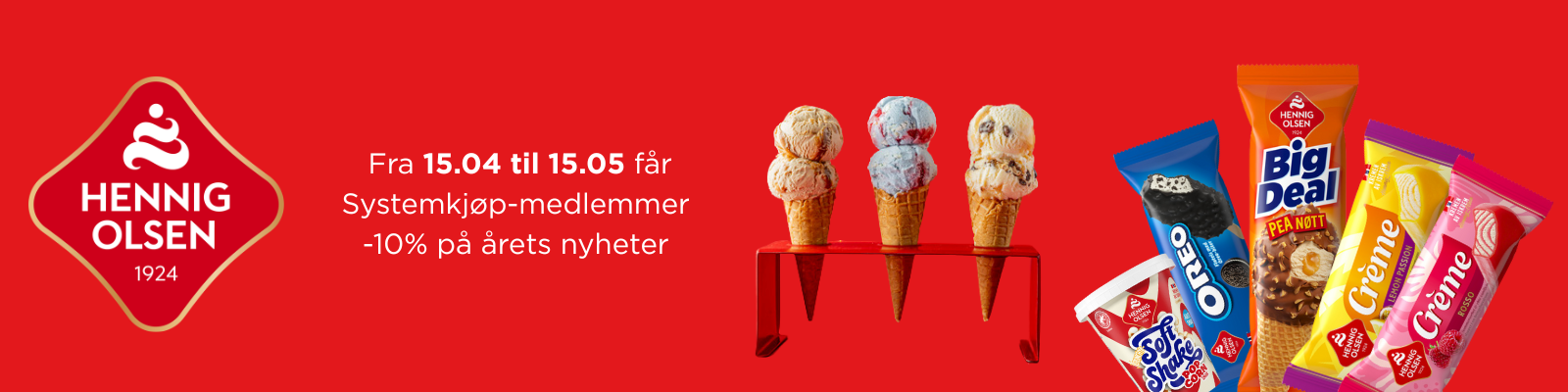 Vårens nyheter fra Hennig Olsen!