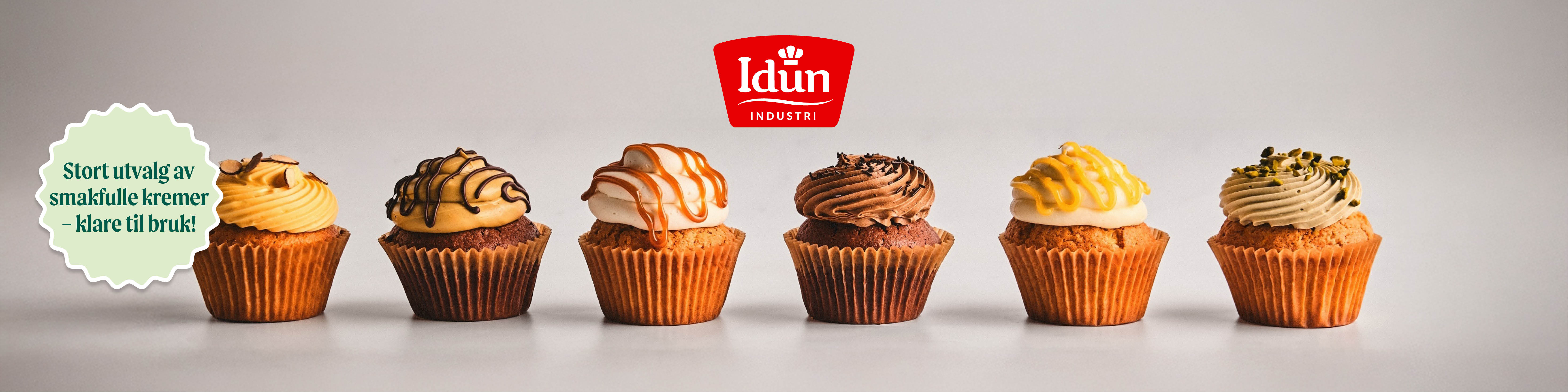 Ferdige kremer til festkakene og gjærbaksten!