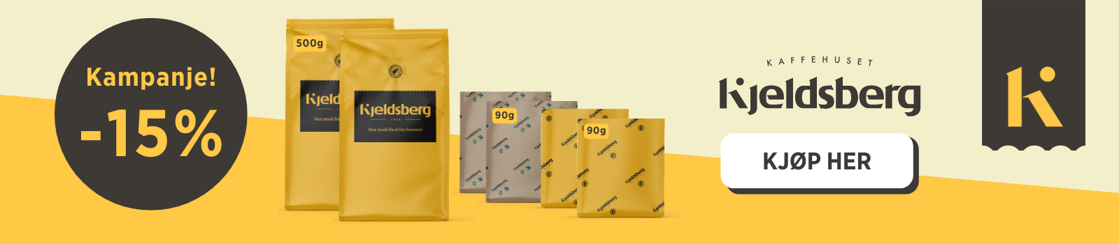 -15% på utvalgte produkter fra Kjeldsberg