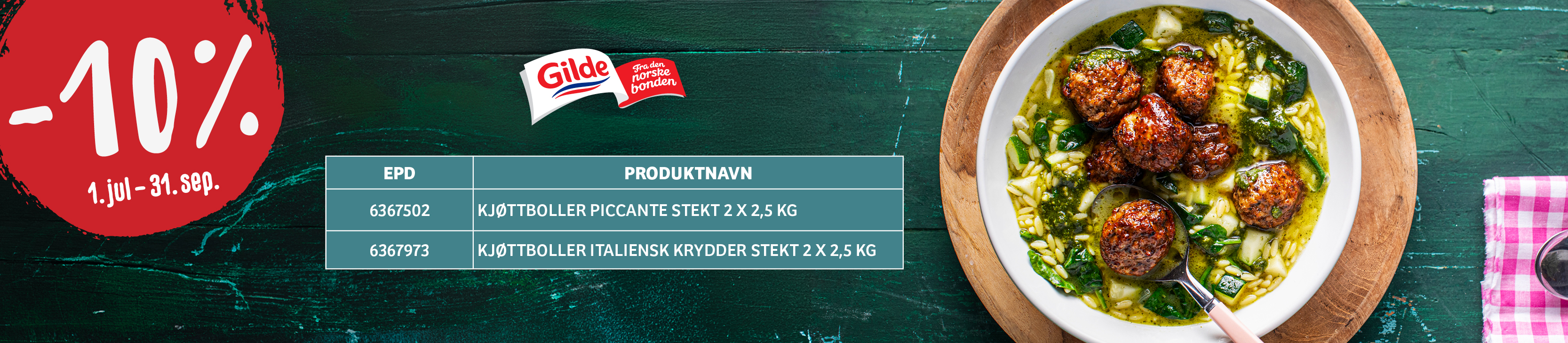 -10% på utvalgte produkter fra Nortura